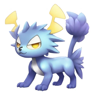 cute cool edgy shiny Digimon-Fakemon-animal full body sticker