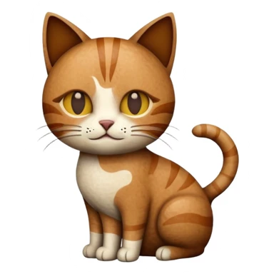 cat with earth sticker