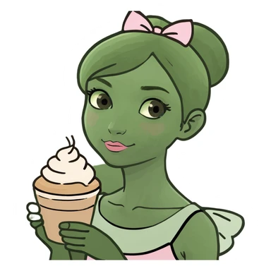Ballerina cappuccina sticker