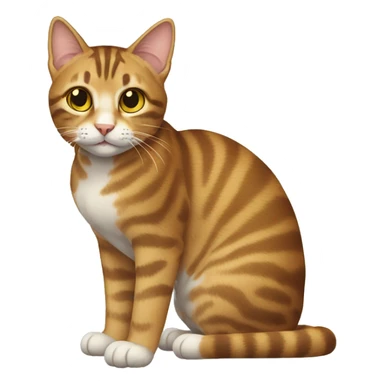 Tabby Cat Full Body sticker