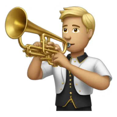 Trumpeter sticker