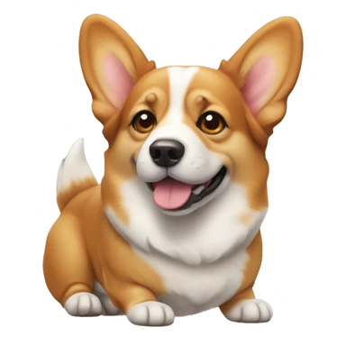 Dog corgi  sticker