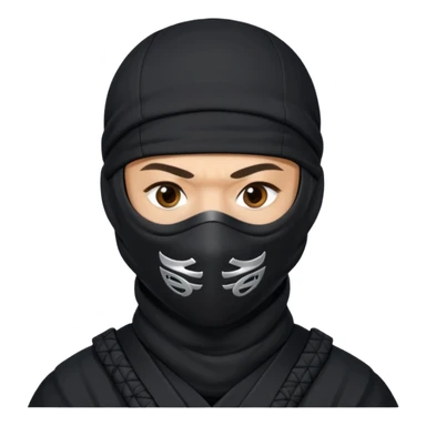 Ninja with MB written on it sticker