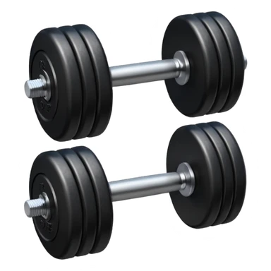 generate dumbbells with metal and leather inserts
 sticker
