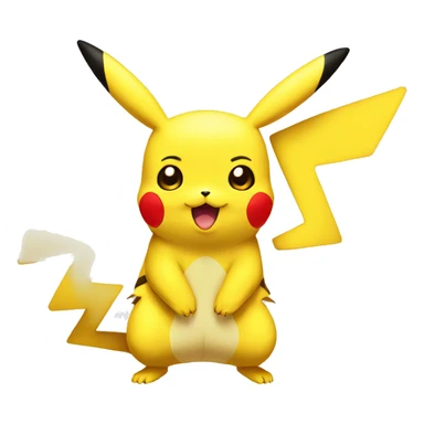 Pikachu com raiva sticker