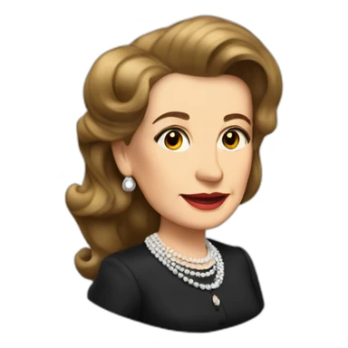 Estela Martinez de Peron as argentinian president sticker