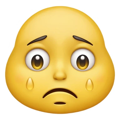 a very tired emoji crying sticker