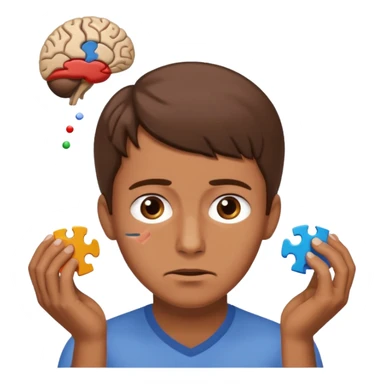 man pick brain sticker