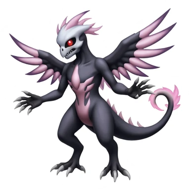 Duskull-Darkrai-Palkia-Fakémon-fusion (full body) sticker