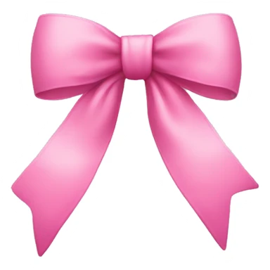 a cute pink bow sticker