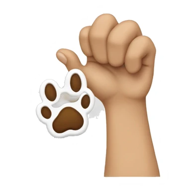 Facepalm with dog paw instead of hand sticker
