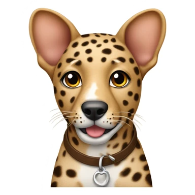 Catahula leopard dog brown￼ sticker
