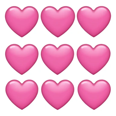 pink heart level 1-5 sticker