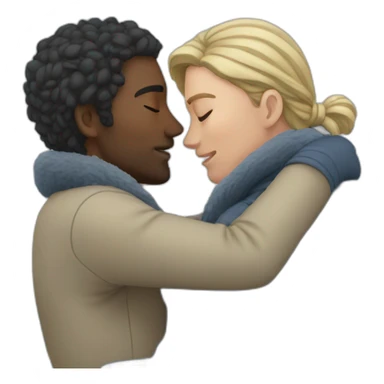 cold embrace sticker