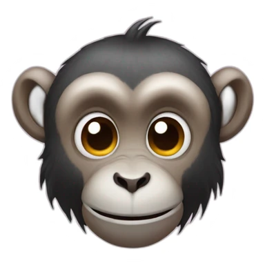 Monkey unicore sticker