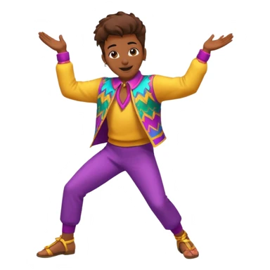 11 crea un emoji de una persona bailando caporal sticker