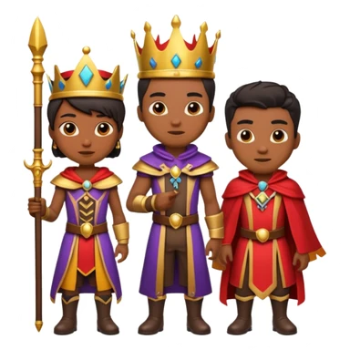 Characters based off of Kingshot the mobile game. sticker
