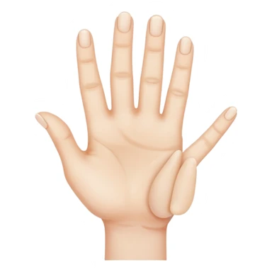 fingers crossed sticker