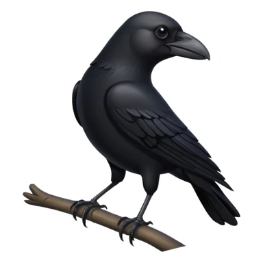 crow symbol  sticker