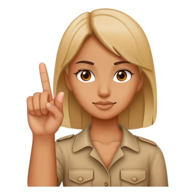 Girl flipping middle finger sticker