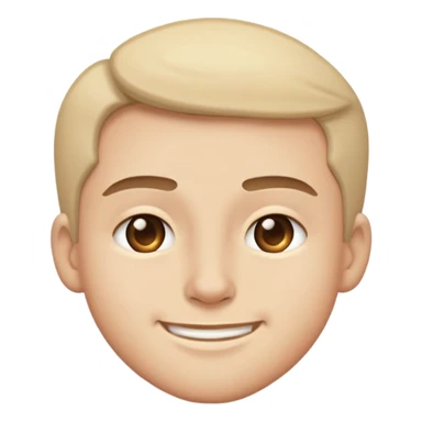 Someone smirking while slightly squinting there eyes sticker