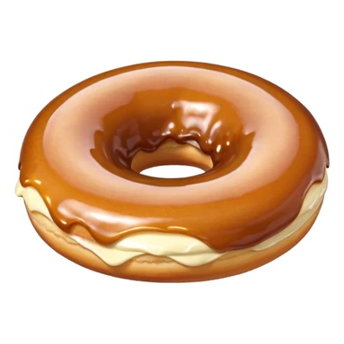 plain donut sticker