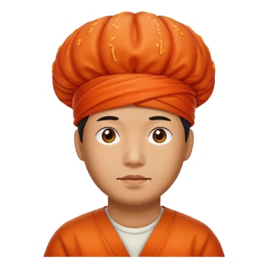 Wearing kimchi man sticker