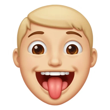 persona babeando sticker