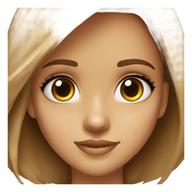 beautiful girl with brown eyes looks like jessica alba sticker