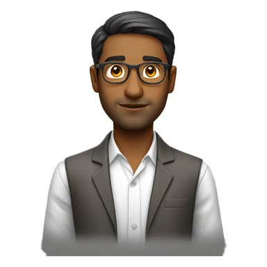 Introduction of an European Indian guy who is a professional Data Scientist sticker