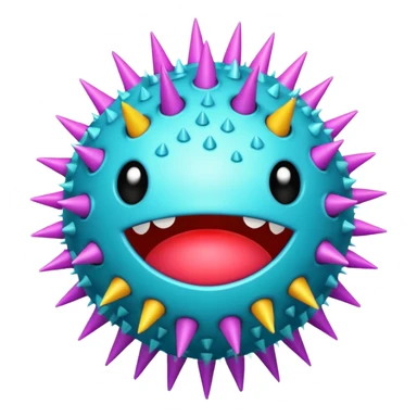 virus with many part sticker