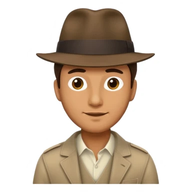 Fedora Hat Man sticker