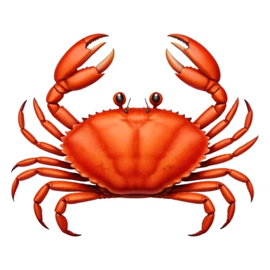 Cooked crab meal sticker