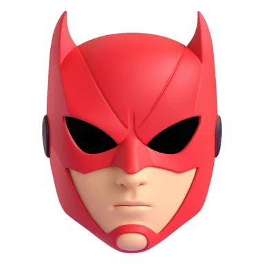 Super hero mask sticker