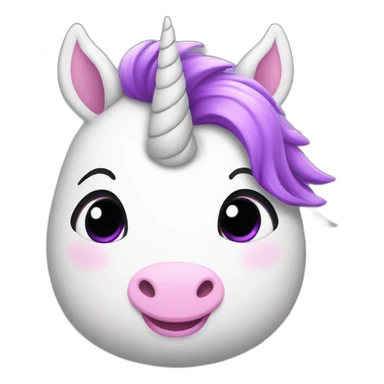 cute-chubby-unicorn-purple sticker