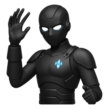 Photographe couleur noir ombre comme le jeux mobile shadow fight. Je veux qu’il soit de face, le flash activé sticker