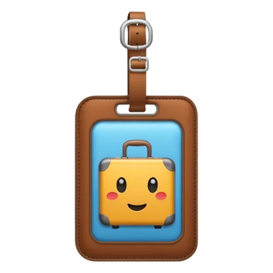 luggage tag sticker
