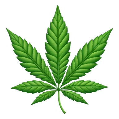 Hoja de marihuana sticker