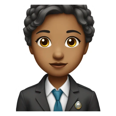 working girl, cute, challenging sticker