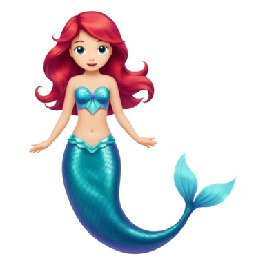 Little mermaid’s dress sticker