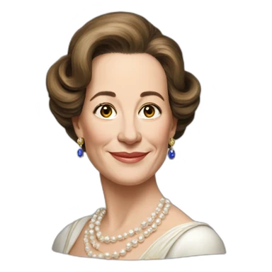 Ségolène Royal portrait épaules sticker