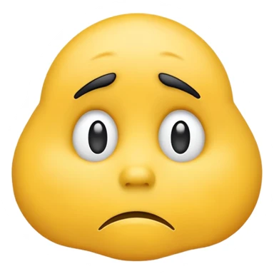 Sad depressive emoji sticker