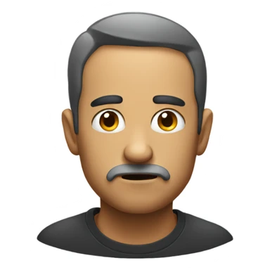 skeptical face sticker