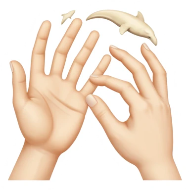 Las manos del la obra “La creación de Adán” sticker