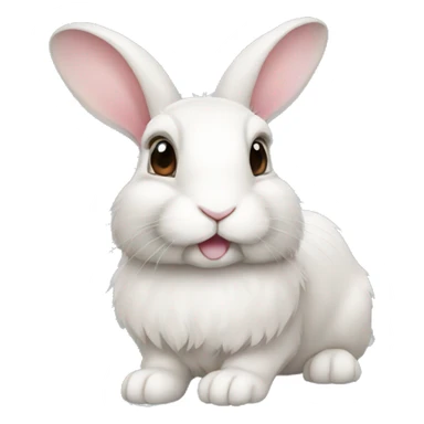 a lop rabbit sticker