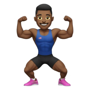 calisthenics athlete sticker