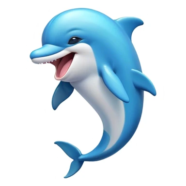 Cinematic Cute Yawning Dolphin Portrait Emoji, Head tilted slightly with a dramatic, wide-open yawn, showcasing a sleek, streamlined body with softly curved contours and drowsy, half-closed eyes, Simplified yet irresistibly adorable features, highly detailed, glowing with a soft, cozy oceanic glow, high shine, relaxed yet expressive, stylized with a dash of whimsical aquatic charm, soft glowing outline, capturing the essence of a drowsy yet affectionate dolphin that appears ready to stretch out and yawn its way out of the screen! sticker