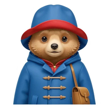 Paddington bear sticker
