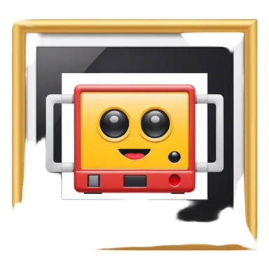 Polaroid photo booth sticker