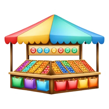 glitter white market sticker